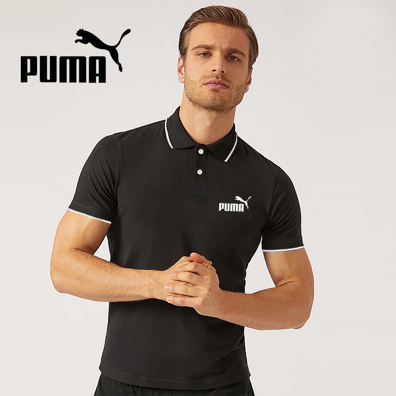 Summer Puma Lapel T Shirt Men Polo Shirt Men Collar T Shirt Polo