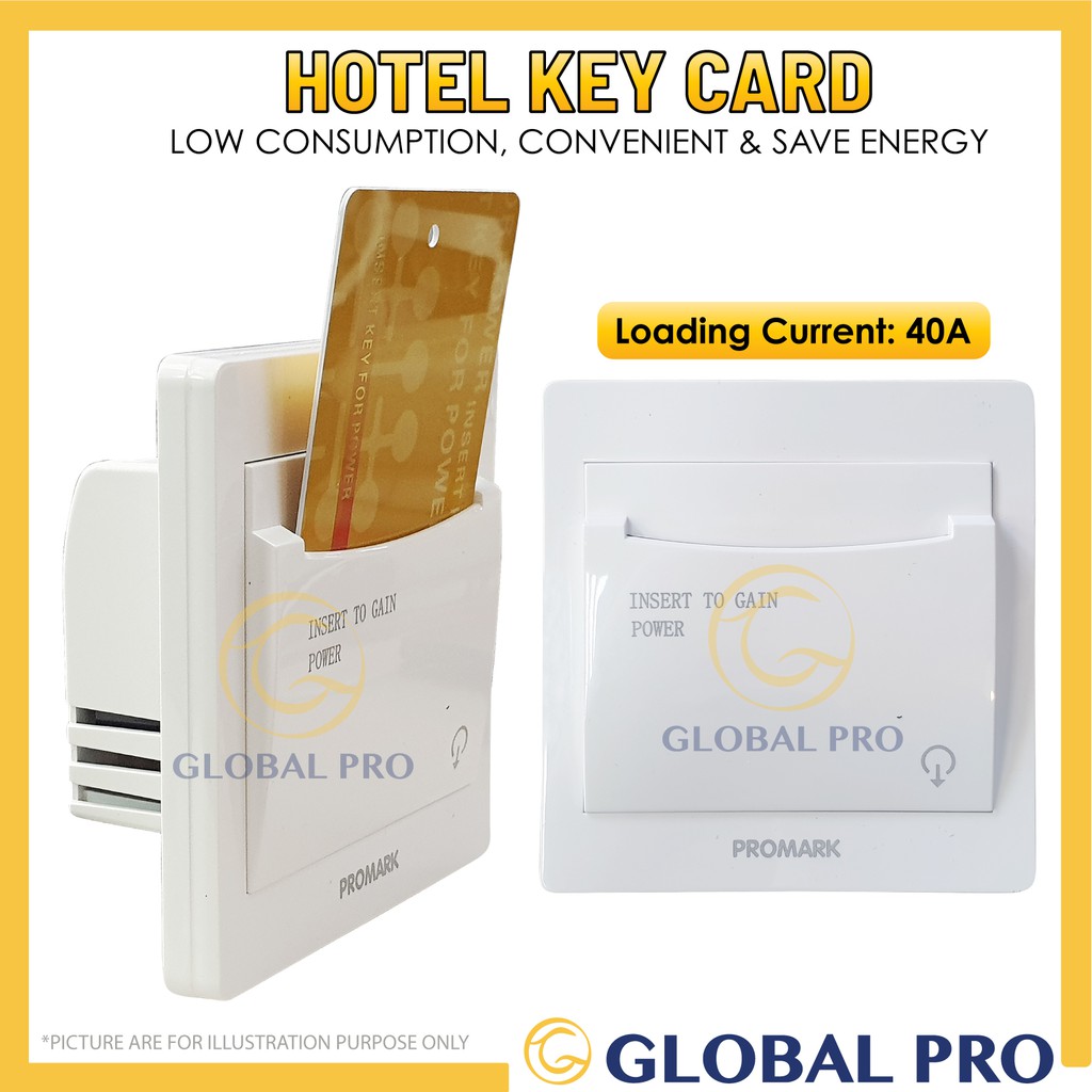Hotel Hospitality Key Card Switch Energy Saving Switch Power Card Sensor Switch Electricity