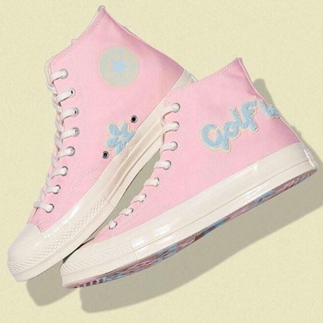 converse x golf le fleur chuck 70 chenille high top sneaker