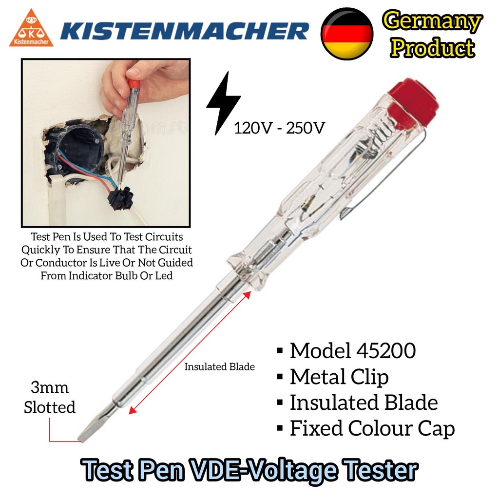 Germany Kistenmacher Test Pen For Electrical Testing Short Circuit
