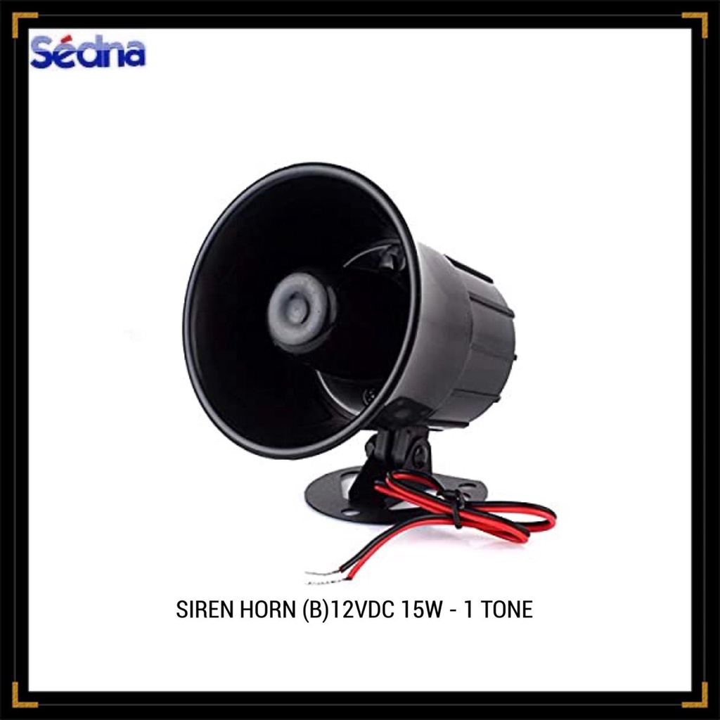 Alarm Siren Horn Big Size 12VDC 15W 1 Tone Shopee Malaysia
