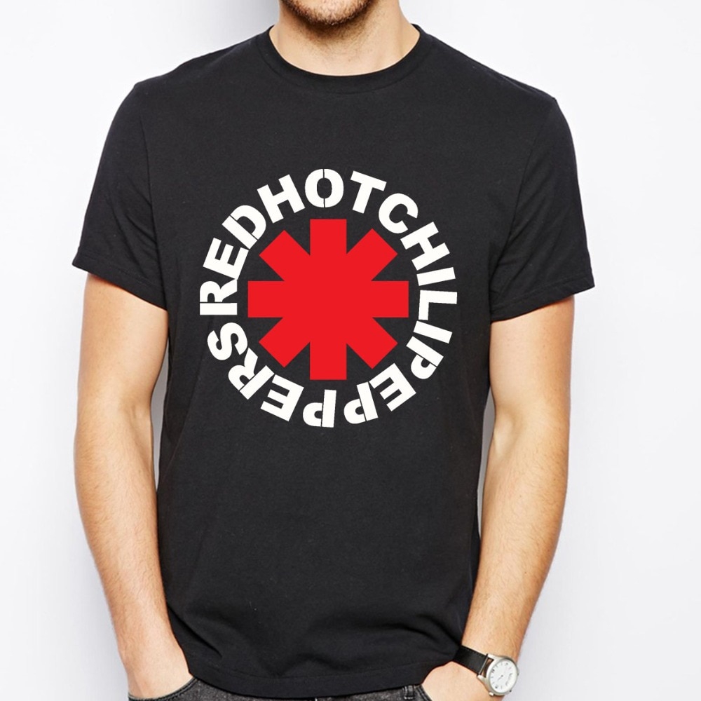 Red Hot Chili Peppers T Shirts Cotton Mens T Shirt Shopee Malaysia