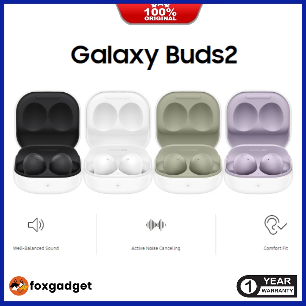 Samsung Galaxy Buds 2 - | Bluetooth True Wireless | Active Noise Cancelling - Wireless Earbuds| -SM-R177 - 100% original