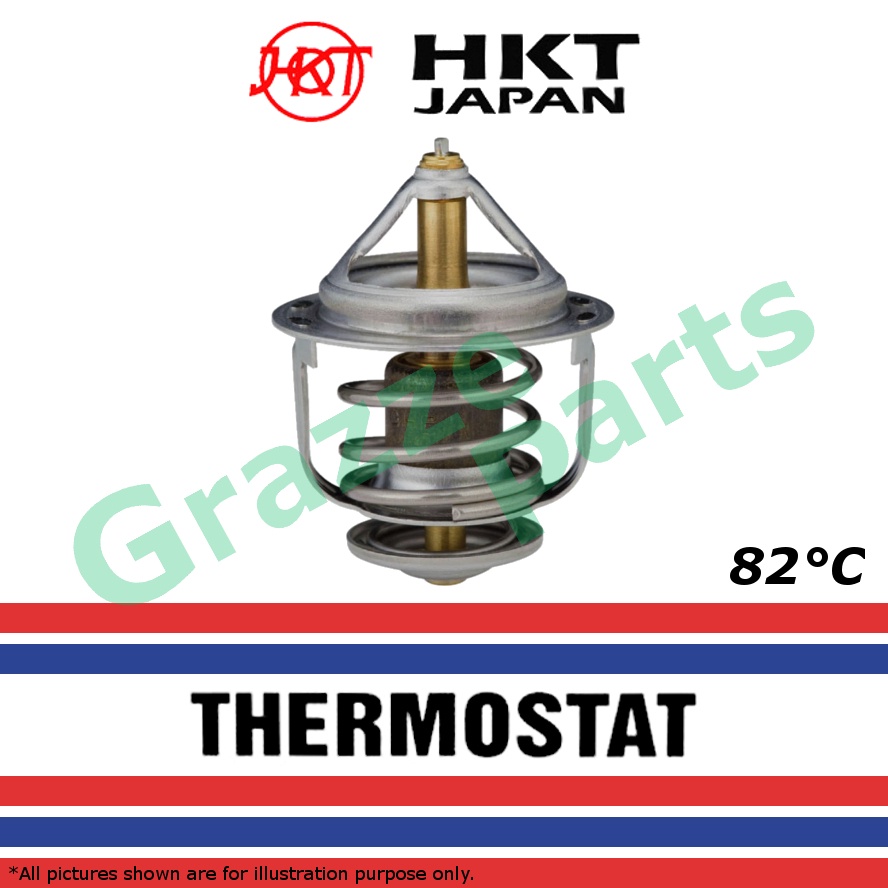 HKT 100% Made In Japan Radiator Coolant Thermostat ZB48B-82 for Toyota Corolla LE AE80 AE101 AE111 1