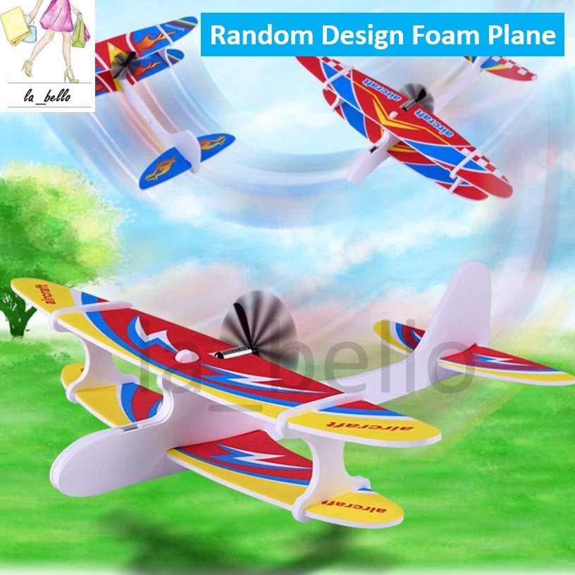 Buy With Lights Hand Throw Plane Foam Flying Led Aeroplane Lights Aircraft Kids Children Kapal Terbang Mainan Airplane Seetracker Malaysia