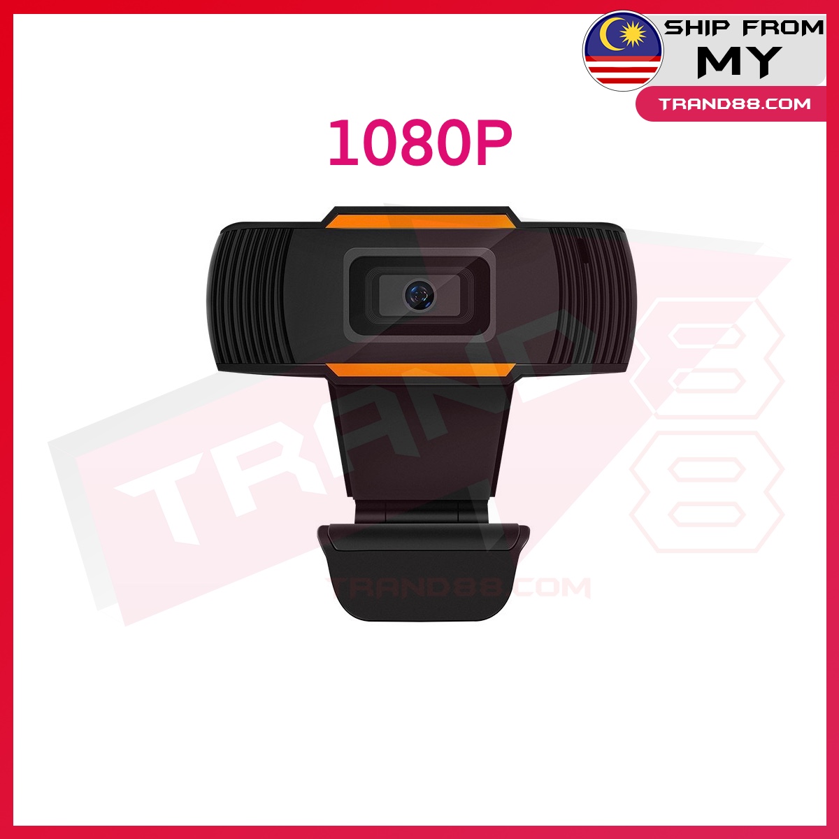 HD Webcam USB 2.0 PC Web Camera Widescreen Video With Microphone for Computer PC Laptop Tab Live Streaming