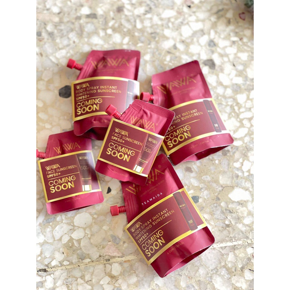 WAWA SUNSCREEN BODY LOTION SPF 50 ( TRIAL PACK) Shopee Malaysia