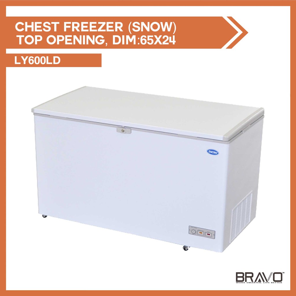 Chest Freezer Top Opening 540 Liter Capacity LY600LD Shopee Malaysia