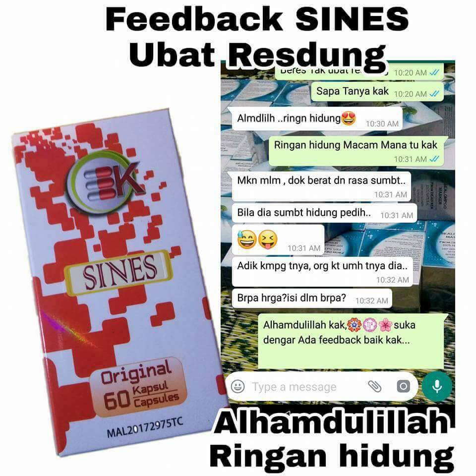 SINES EK UBAT RESDUNG 100 % ORIGINAL  Shopee Malaysia