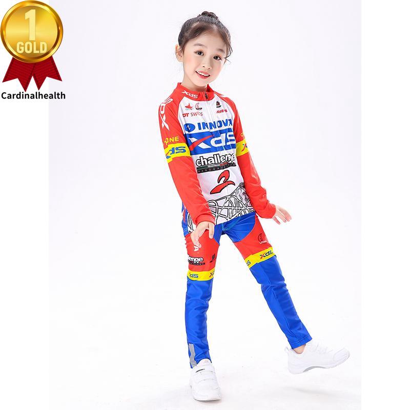 childrens long sleeve cycling jersey