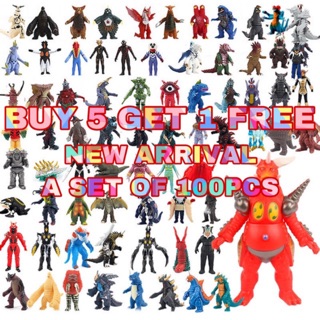 🎁BUY 5 GET 1 FREE!!!🎁13CM Monster Soft Rubber Toy Ultraman Superman Airy King Red King Moraise Parton Gorgio Jayden King Monster Suit