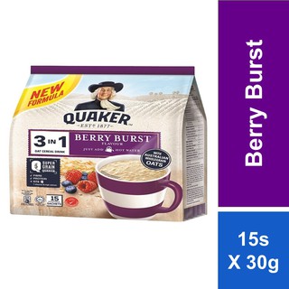 Quaker 3 In 1 Berry Burst 30g x 15s