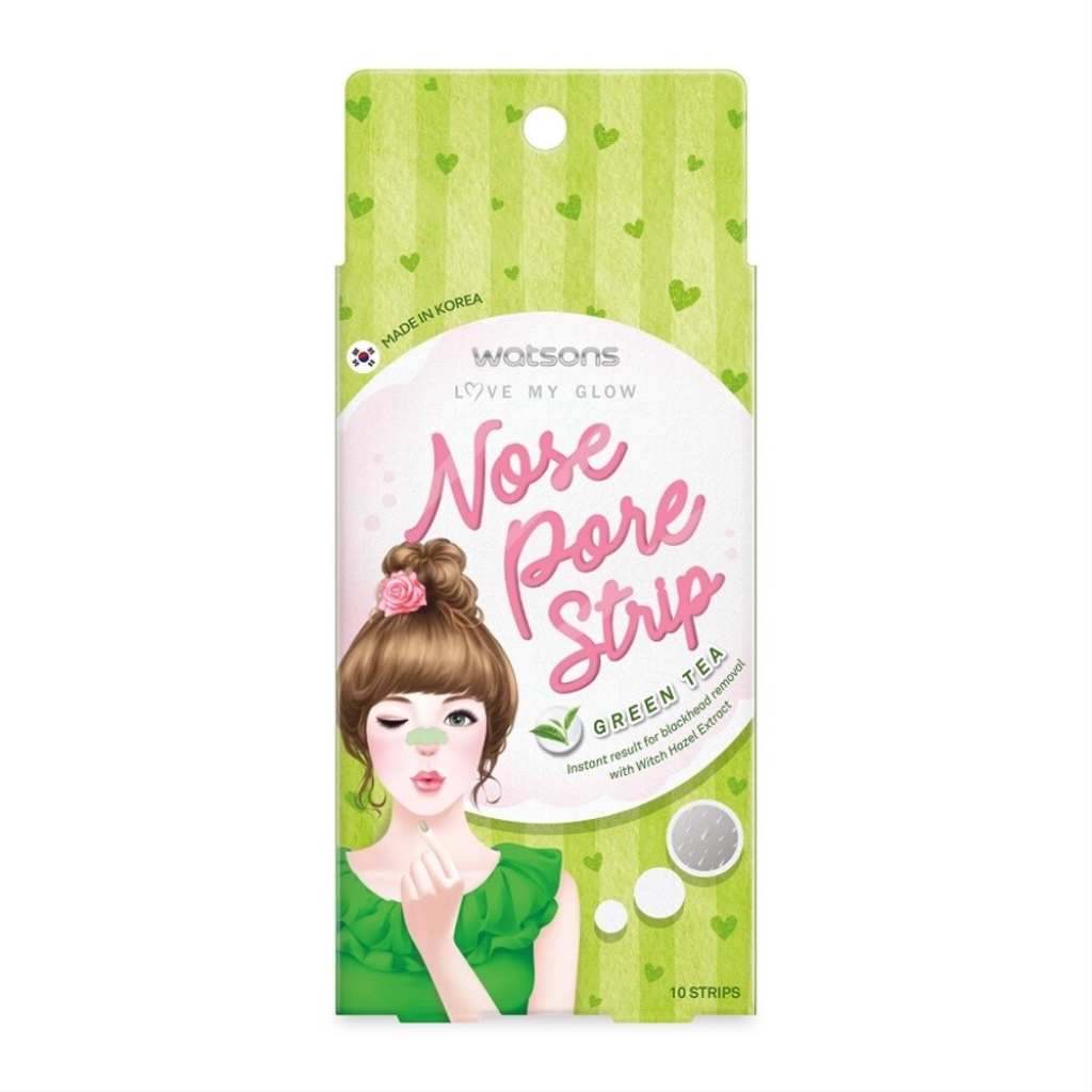 WATSONS Gsreen Tea Nose Pore Strip 10s Shopee Malaysia