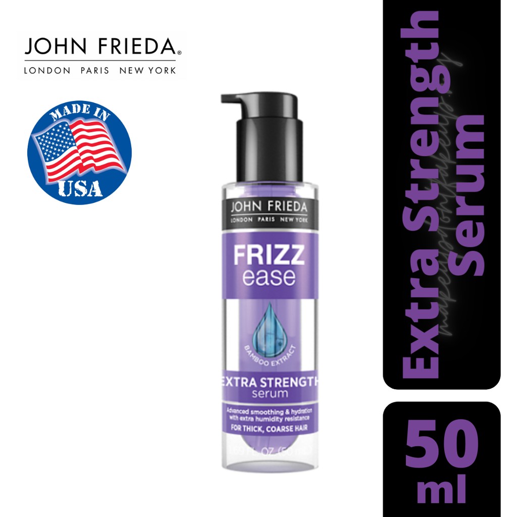 READYSTOCK]John Frieda Frizz Ease Extra Strength Hair Serum (50 ml) |  Shopee Malaysia