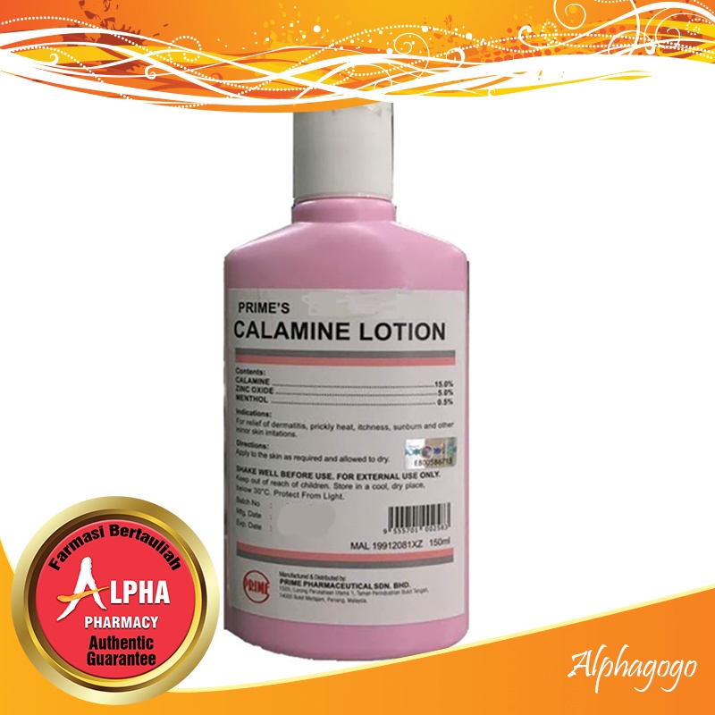 Calamine Lotion For Relief of Itchness & Sunburn (150ml) Shopee Malaysia