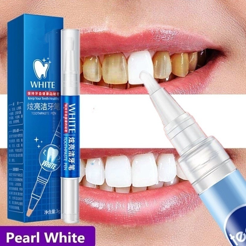 Teeth Whitening Pen Cleaning brush Serum Remover blanqueador dental Oral Hygiene Care bleach Tooth Whitener toothpaste