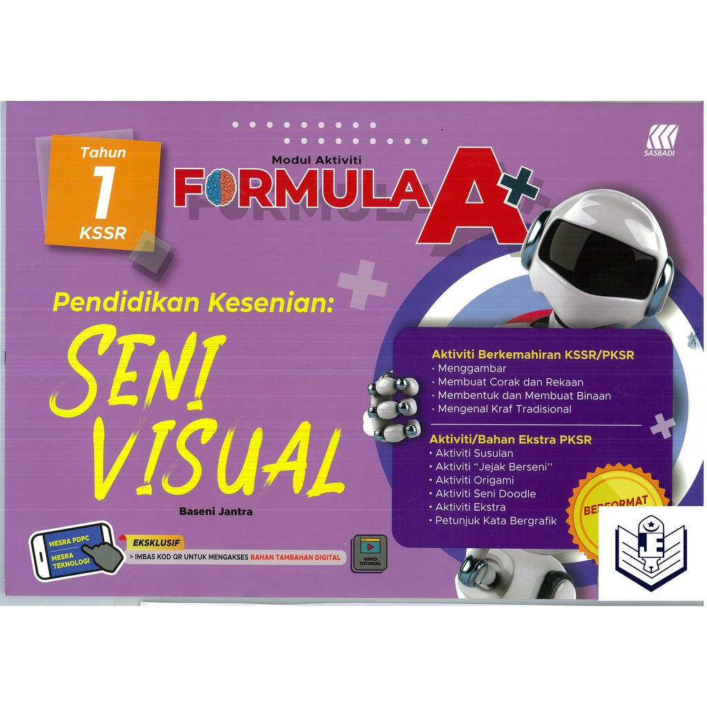 Sasbadi Modul Aktiviti Formula A Pendidikan Kesenian Seni Visual Tahun 1 Shopee Malaysia