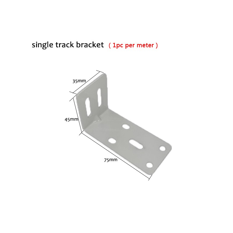 Side Mounting Bracket For Somfy Electronic Curtain Track Rods