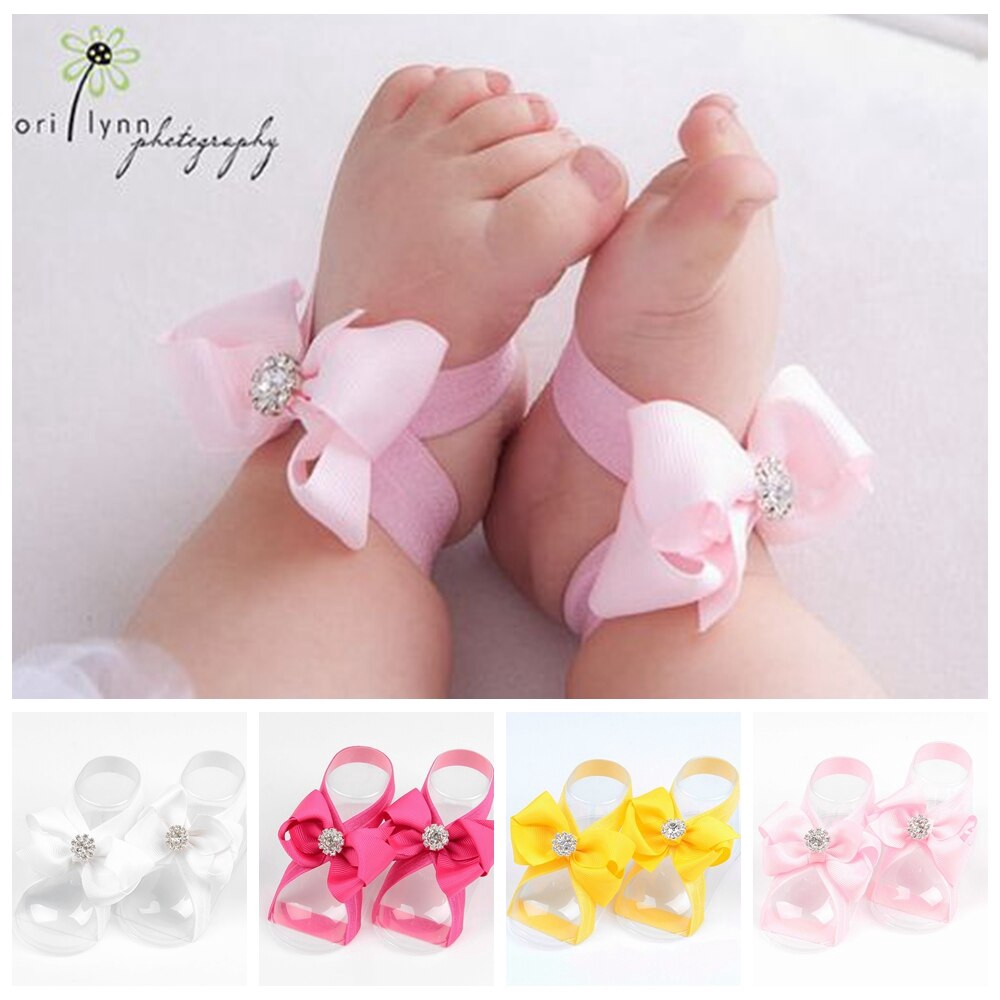 baby ribbon sandals