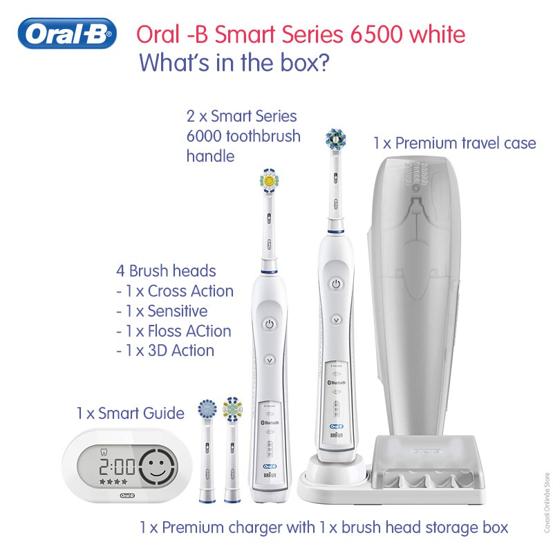oral b smart series 6500 cross action