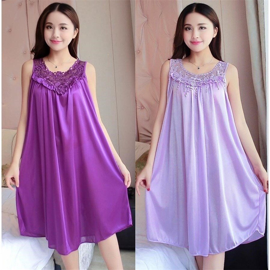 Plus Size Baju  Tidur  Seksi Pajamas Nightwear Sexy Shopee 