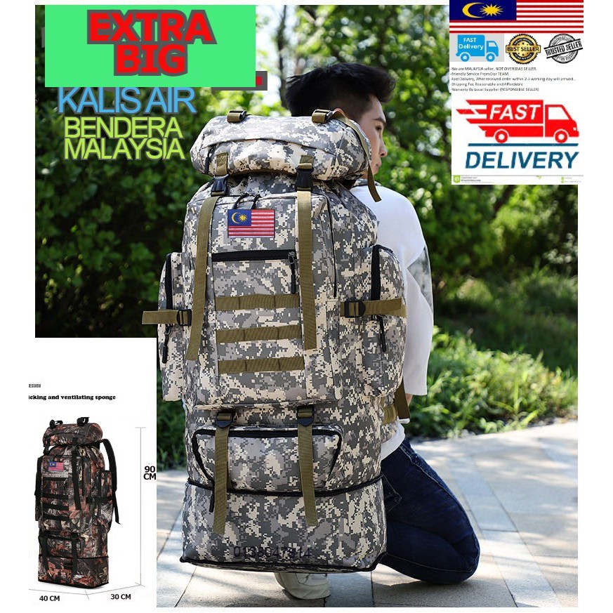 Extra Big Askar PUBG Bag Military Army Tactical Backpack Camping Beg