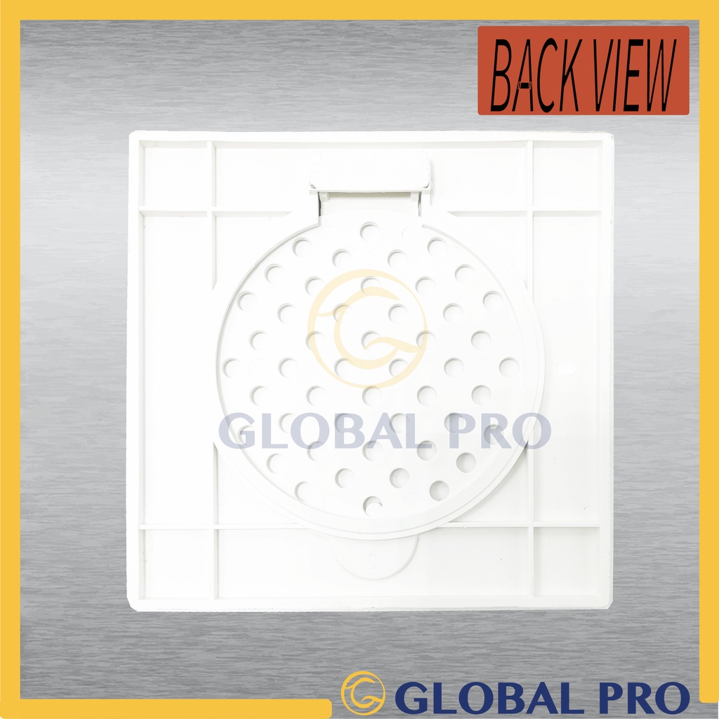 6" Premium PVC Bathroom/Toilet Floor Trap Replacement/Floor Grating