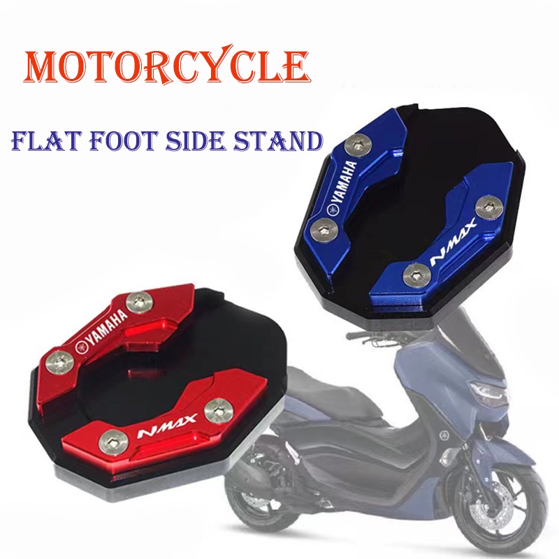期間限定今なら送料無料 ヤマハx max xmax 125 250 300 2017-2021 2018 2020 オートバイアクセサリーcncサイドスタンドキックスタンド引伸パッドとバルブキャップ tronadores.com