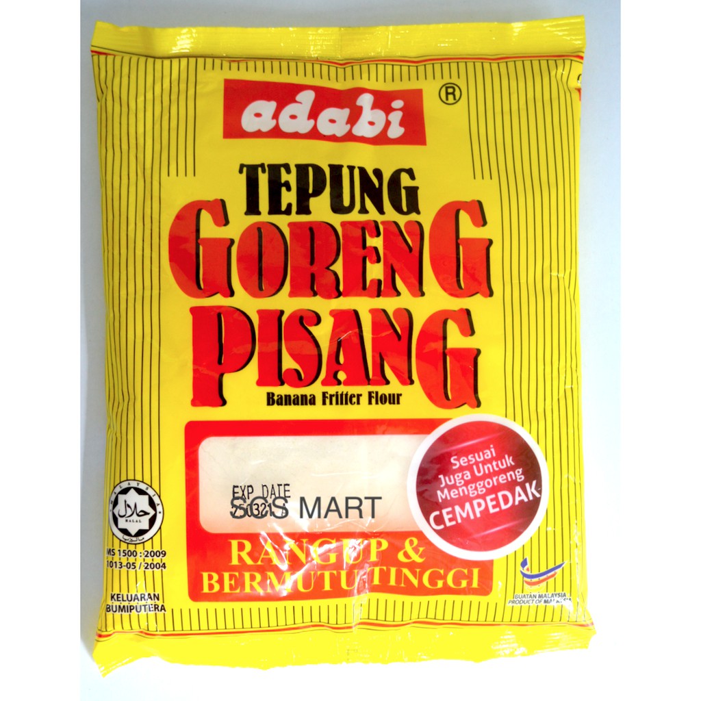 Adabi Banana Fritter Flour 250g Tepung Goreng Pisang