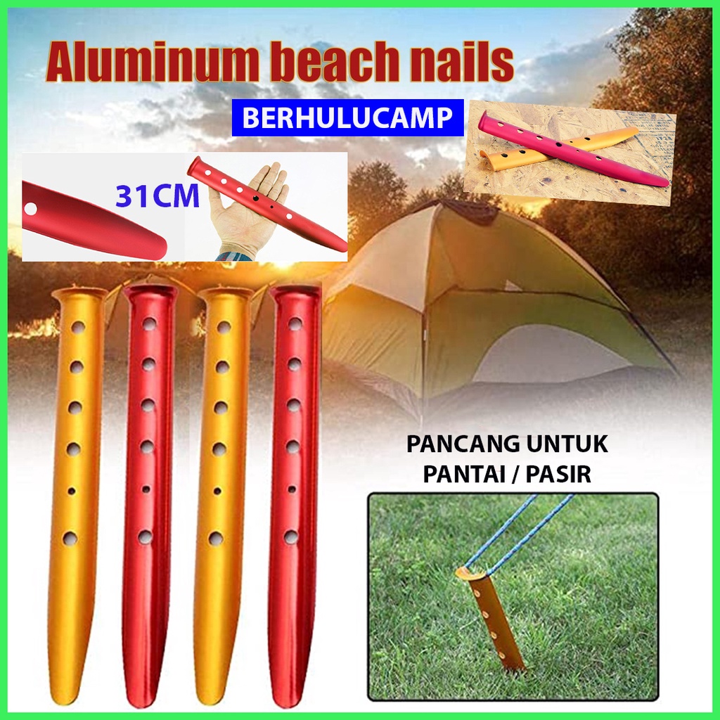 Peg Stake 31cm Camping Peg Flysheet Peg Tent Peg Tarp Peg U shape Sand