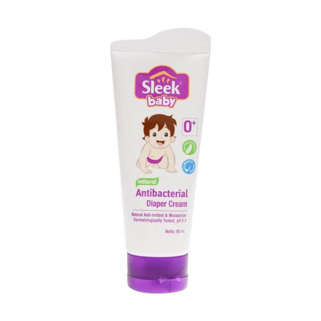 Sleek Baby Antibacterial Diaper Cream 80ml Shopee Malaysia