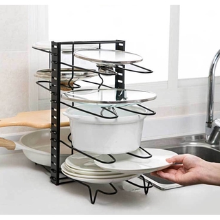 Rak Penutup Periuk Pots and Pans 5/8 Tiers Organizer Pot Rack Organizer ...