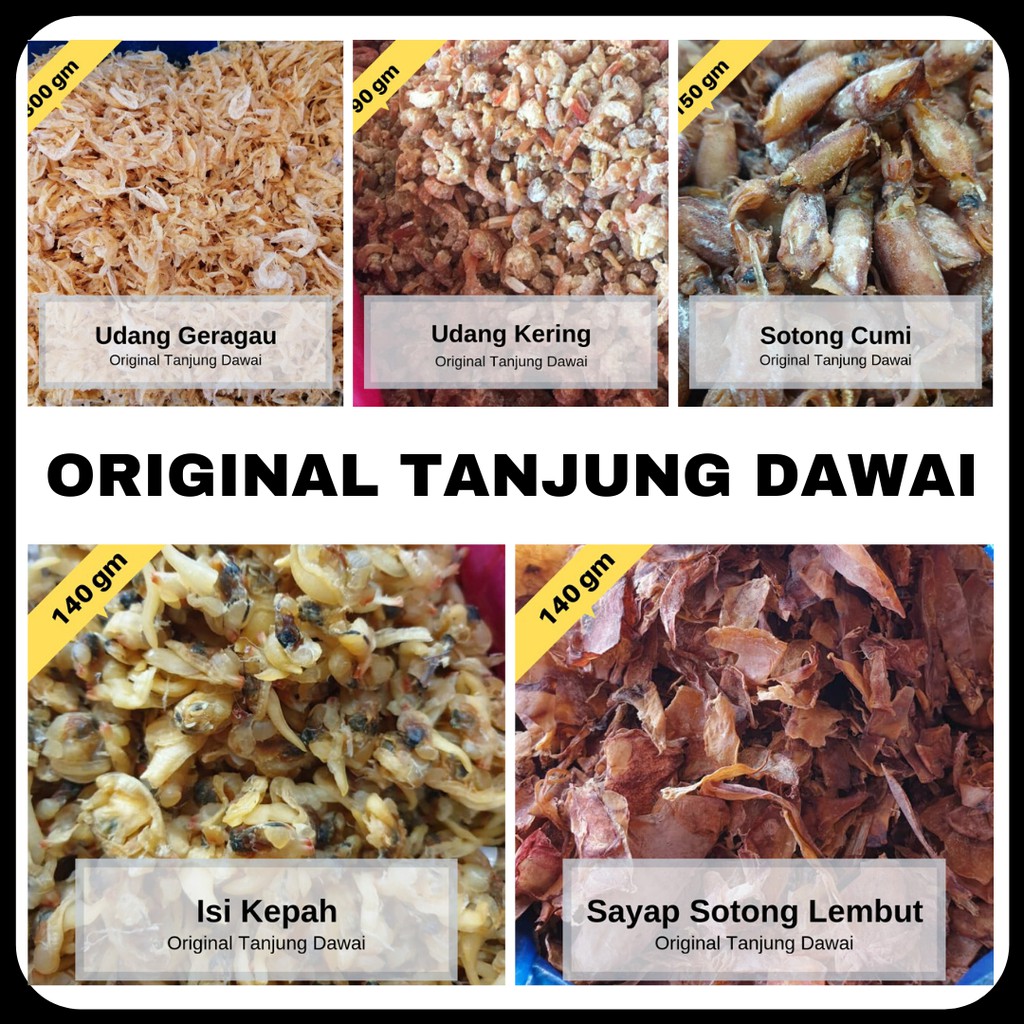 Udang Kering | Sotong Kering | Sotong Cumi | Udang Geragau ...