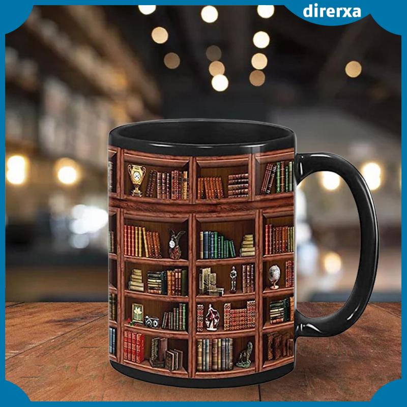 [direrxaMY] Bookshelf Mug Motivational Novelty Literary Bookworm Mug Bookworm Friends