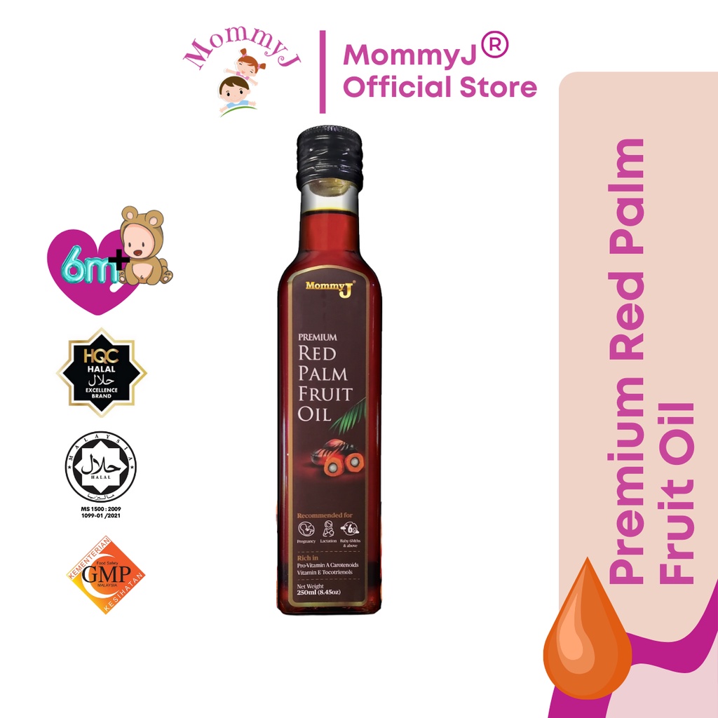 MommyJ Premium Red Palm Fruit Oil 6m+ (250ml)