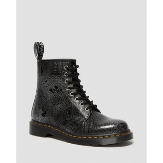 1460 arcadia embossed leather boots
