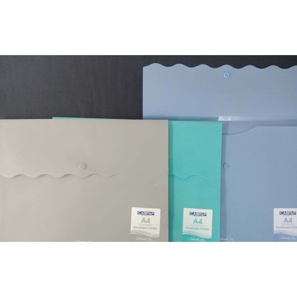 Campap A4 PP file Plastic Expandable Envelope Folder Part 2 Vertical