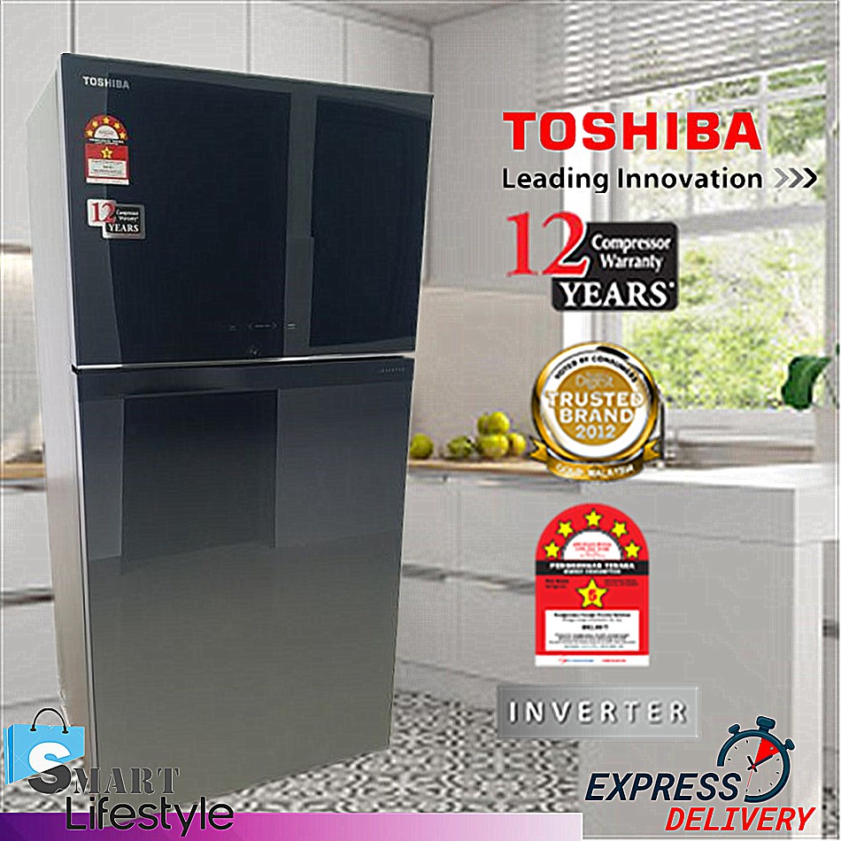 Toshiba 661L 2DOORS DUO HYBRID, INVERTER REFRIGERATOR GRAG66MA(GG) Shopee Malaysia
