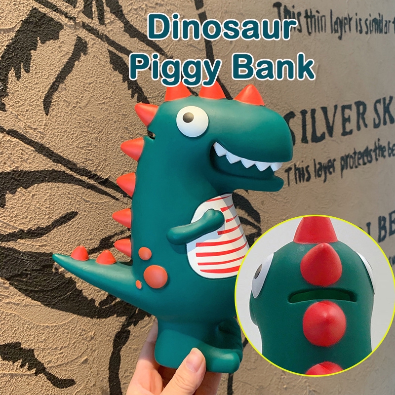 Dinosaur Piggy Bank Cartoon Cute Creative Money Box Plastic Saving Money  Coin Bank Home Decorative Ornaments Kids Gifts | Shopee Malaysia