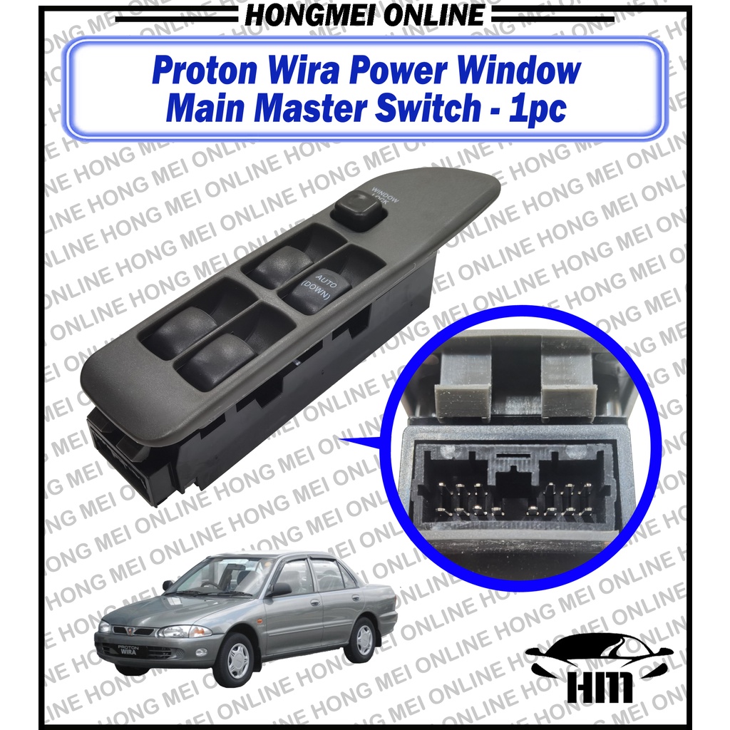 Proton Wira Power Window Main Master Switch Shopee Malaysia