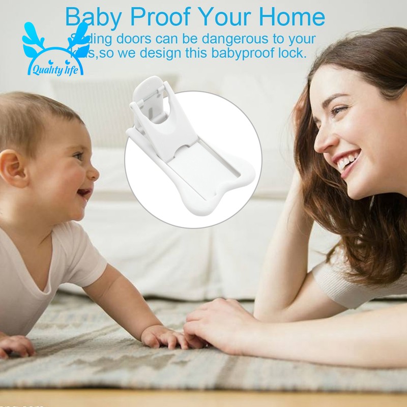 Sliding Door Lock For Child Safety Baby Proof Lock Shopee Malaysia