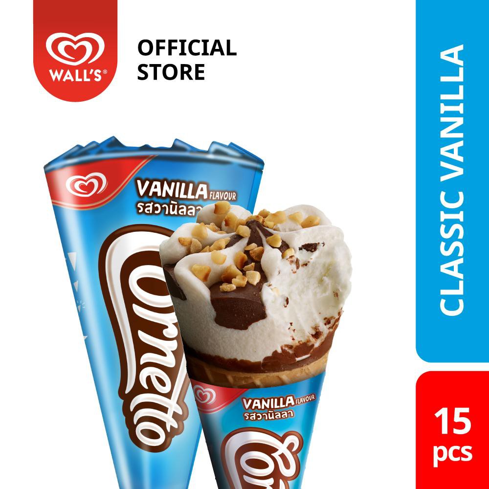 Cornetto Classic Vanilla Ice Cream (15 Pieces) | Shopee Malaysia