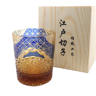 金致日式江户切子水晶玻璃杯威士忌酒杯销子玻璃套皮刻花玻璃手工 Shopee Malaysia