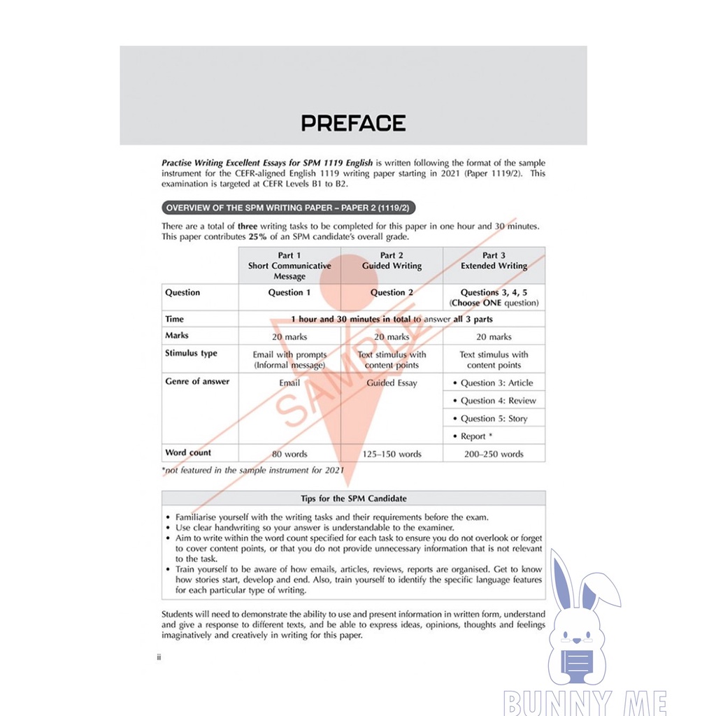 Report format spm 2021