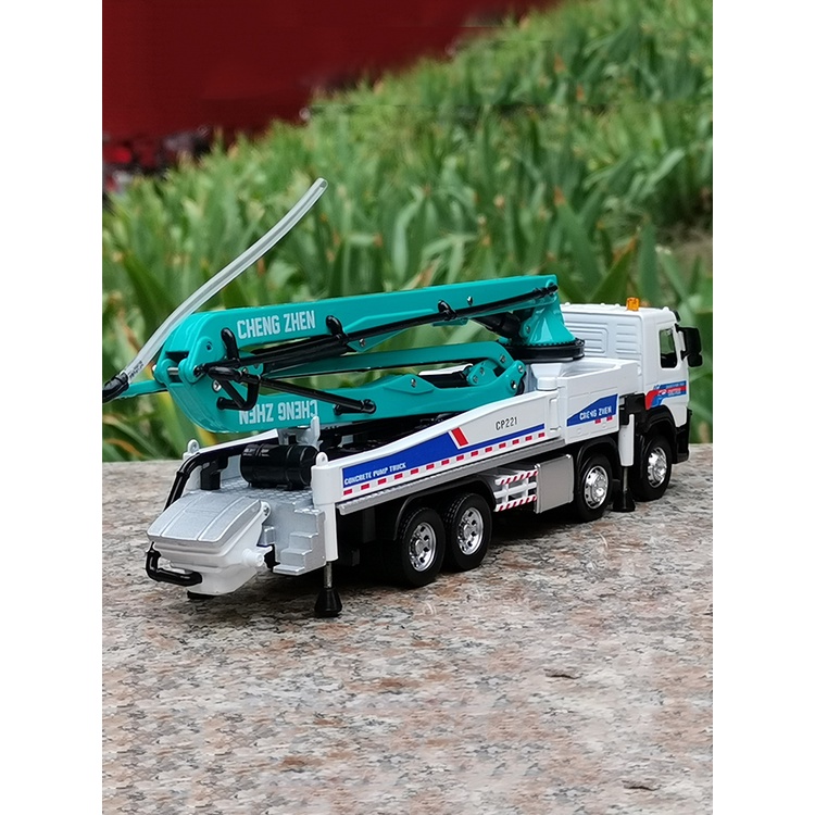 1/50 Volvo FM Concrete Pump Truck Diecast Model Toys Car Kids Boys Gilrs Gifts 