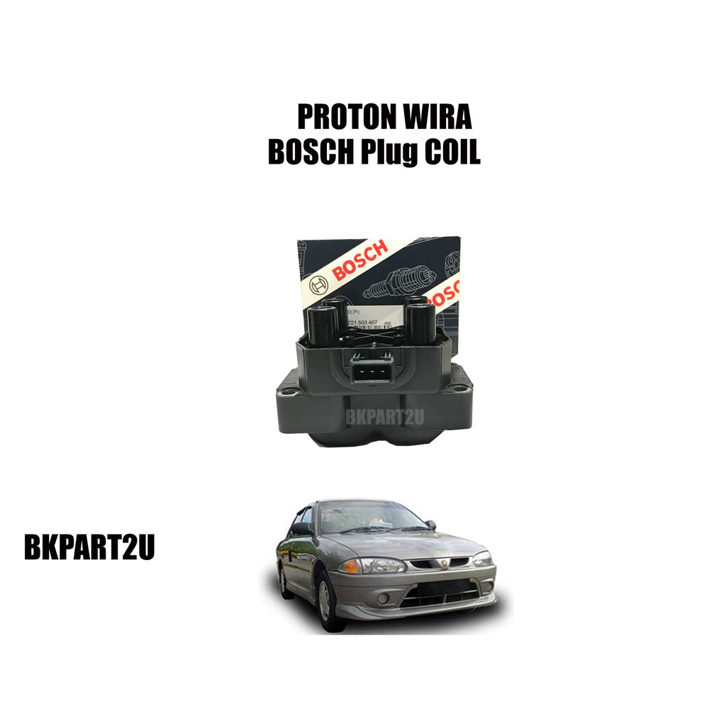 BOSCH COIL PLUG WAJA CAMPRO/WIRA VDO/GEN2 ORI BOSCH HIGH QUALITY