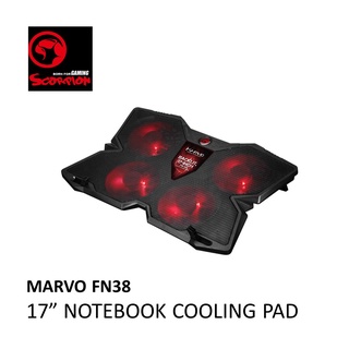 Marvo Scorpion 17” Notebook Laptop Cooling Pad Red FN-38