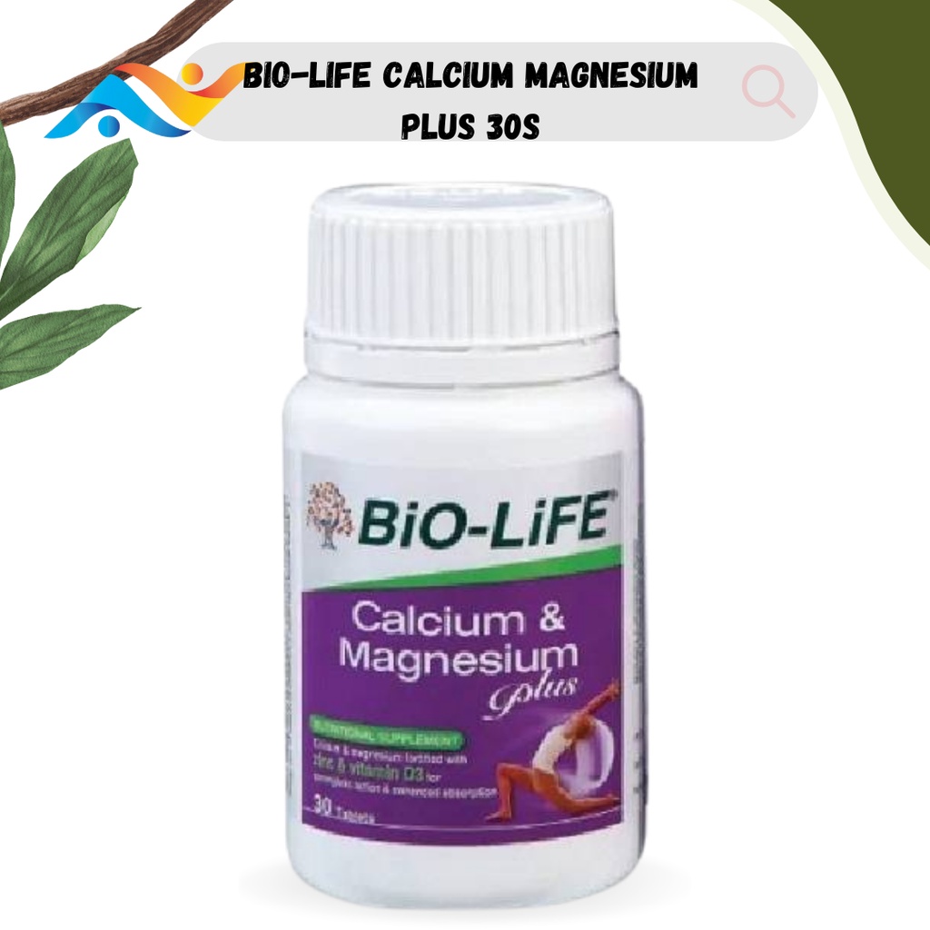 BIOLIFE CALCIUM MAGNESIUM PLUS 30S (WITHOUT BOX) Shopee Malaysia