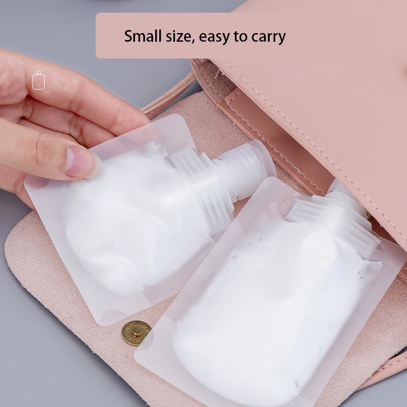 30/50/100ml Clamshell Packaging Bag Stand Up Spout Pouch Plastic Hand ...