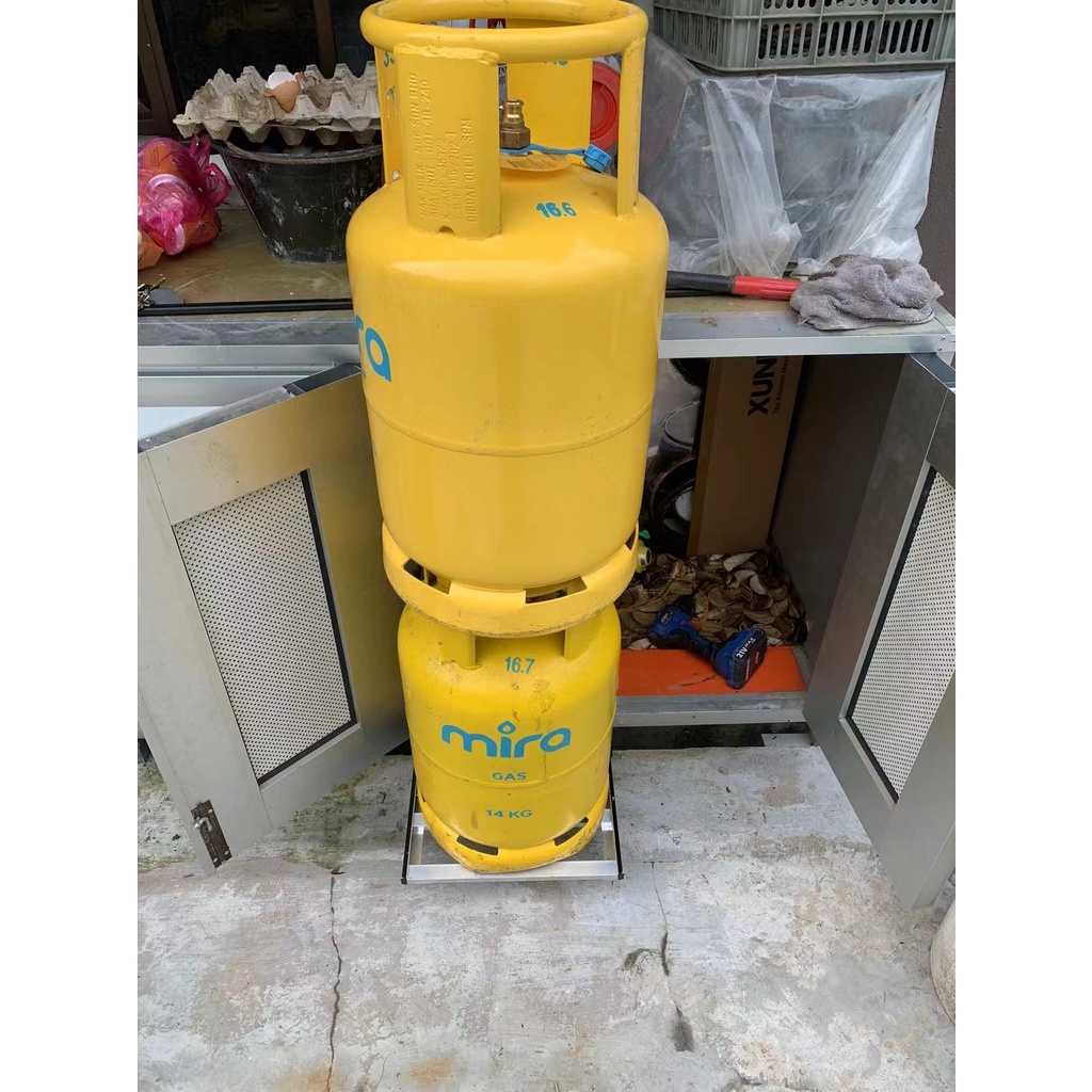 PREMIUM QUALITY Kitchen Aluminium Gas Cylinder / Roller Slide